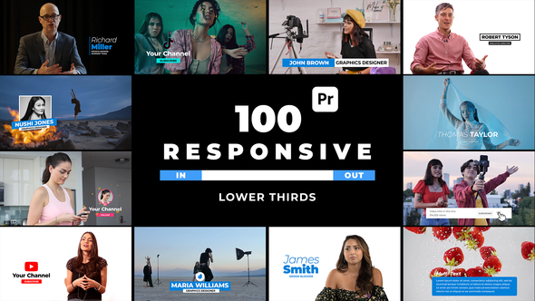 Photo of Responsive Lower Thirds for Premiere Pro | Resizable Animated Titles in 4K & HD – Videohive 56735596