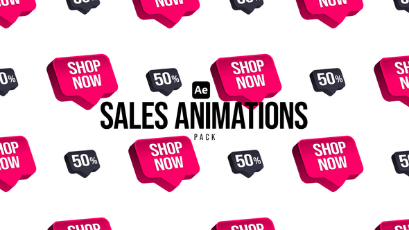 Photo of Sales Animations Pack – Marketing Promotion Motion Graphics Pack – Videohive 50268368