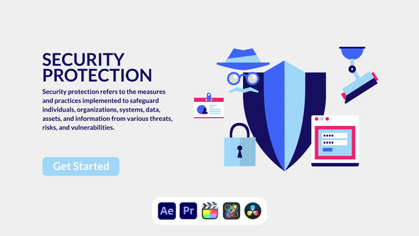 Photo of Security Protection Design Concept – Modern Cyber Safety Presentation Animation Template – Videohive 50691447