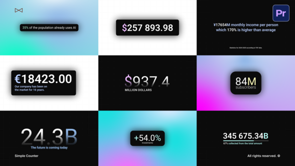 Photo of Simple Counter  PP – Videohive 62376800