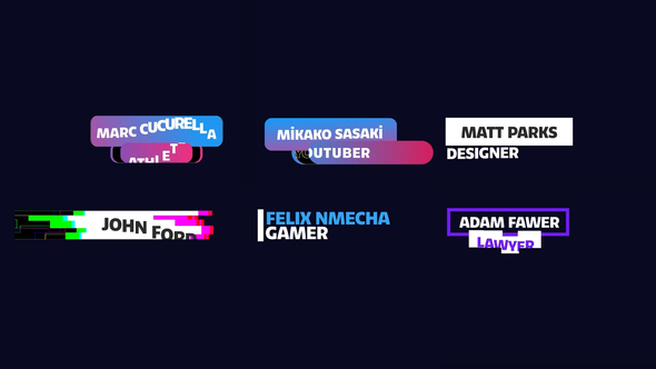 Photo of Simple Lower Thirds – Youtube – Videohive 62191948