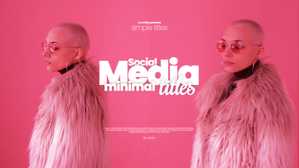 Photo of Social Media Titles – Videohive 62112049