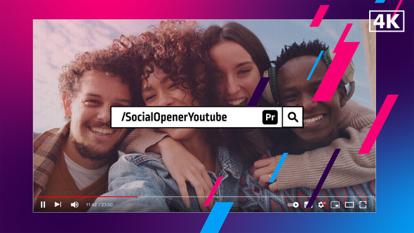 Photo of Social Opener Youtube for Premiere Pro – Video Channel Intro Animation Template – Videohive 45848118