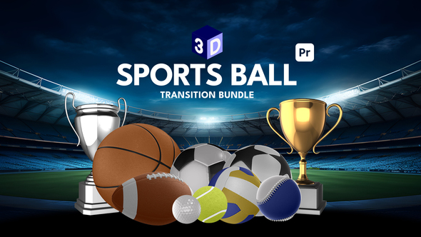 Photo of Sports Ball Transitions (MOGRT) — 100+ Isolated Ball Overlays (4K/HD + Square/Portrait) – Videohive 55527347