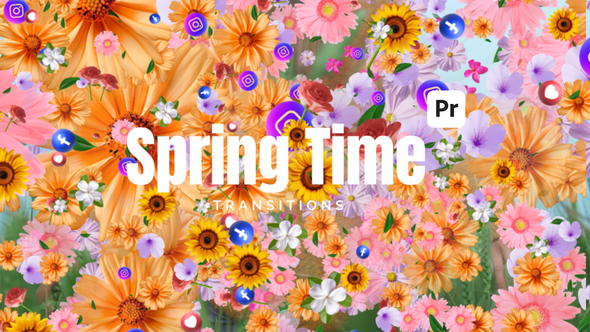Photo of Spring Time Transitions – 12 Floral Particle Transitions for Premiere Pro 2022+ (4K/HD) – Videohive 57189350