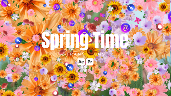 Photo of Spring Time Transitions – 12 Floral Particle Transitions for After Effects & Premiere Pro – Videohive 50823501
