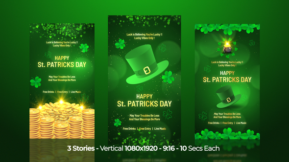 Photo of St Patricks Day Stories – Videohive 62308638