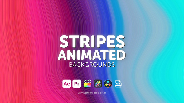 Photo of Stripes Animated Backgrounds – Minimal Line Motion Graphics Animation Pack – Videohive 48124040