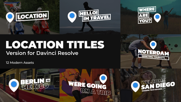 Photo of Stylish Location Titles – Videohive 62096580