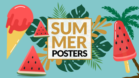 Photo of Summer Sale Posters – Burning Typography for After Effects & Premiere Pro – Videohive 51318942