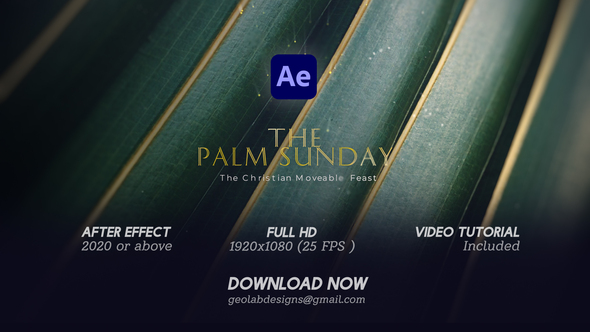 Photo of The Palm Sunday Titles – Videohive 57741049