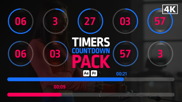 Photo of Timers Countdown Pack – Digital Timer Counter Motion Graphics Pack – Videohive 46053555