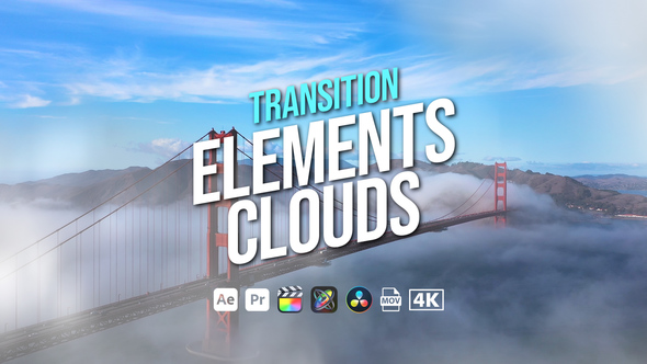 Photo of Transition Elements Clouds – Cartoon Cloud Motion Elements Pack – Videohive 45486944