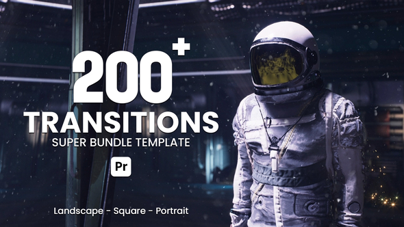 Photo of Transitions Super Bundle – 200+ Glitch, Shake, Brush & Ink for Premiere Pro – Videohive 55639250