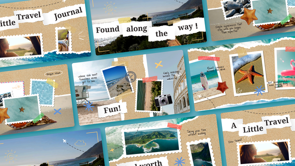 Photo of Travel Scrapbook – Videohive 62115864