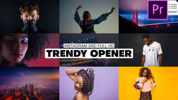 Photo of Trendy Opener | Premiere Pro MOGRT – Videohive 62179433