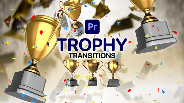 Photo of Trophy Transitions for Premiere Pro | Isolated Award Cup Motion Graphics – Videohive 47150373