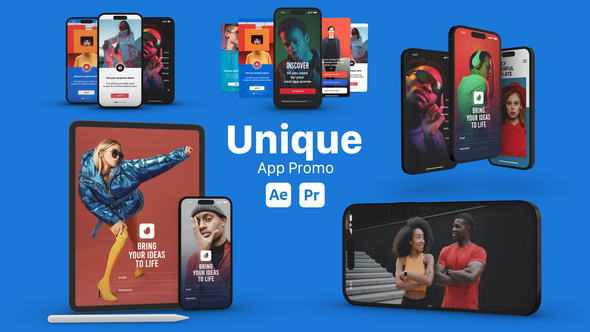 Photo of Unique App Promo for After Effects & Premiere Pro with Smartphone & Tablet Mockups – Videohive 51671802