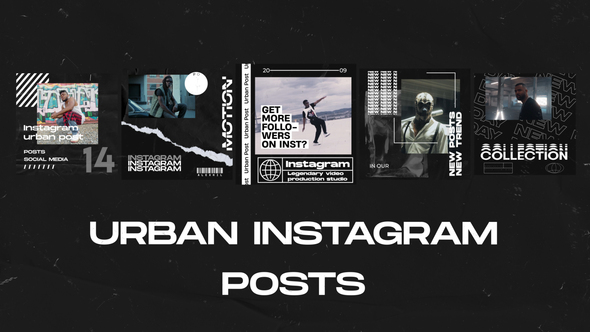 Photo of Urban Instagram Posts Mogrt – Videohive 62337211
