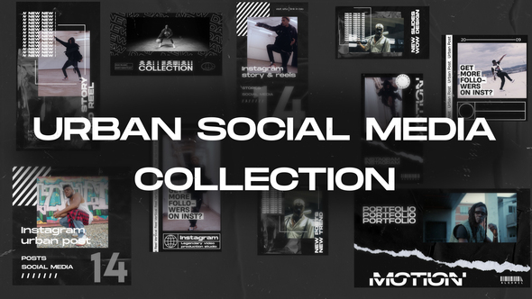 Photo of Urban Social Media Collection Mogrt – Videohive 62369341