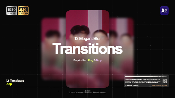 Photo of Vertical Blur Transitions – Videohive 62190531