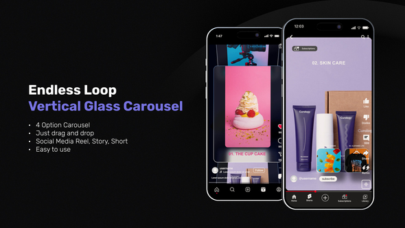 Photo of Vertical Carousel Loop Slider – Videohive 62306021