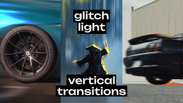 Photo of Vertical Glitch Light Transitions – Videohive 62498826