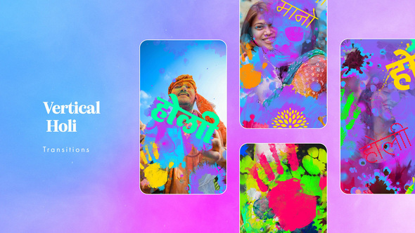 Photo of Vertical Holi Transitions – Videohive 62157343