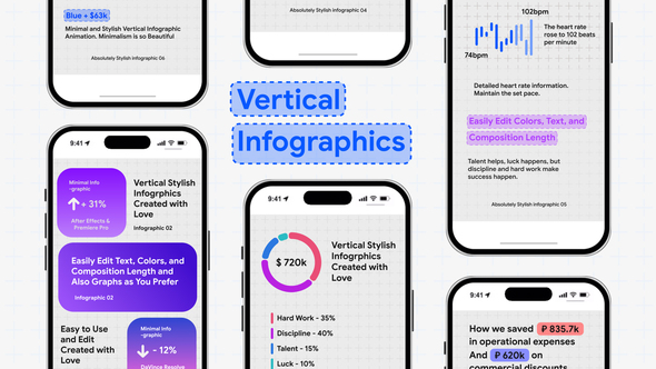 Photo of Vertical Infographics – Videohive 62058324
