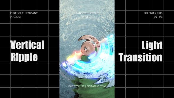 Photo of Vertical Ripple Light Transition – Videohive 62142219
