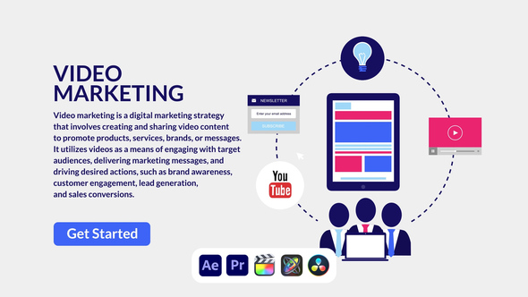 Photo of Video Marketing Design Concept – Modern Digital Campaign Presentation Animation Template – Videohive 50691761