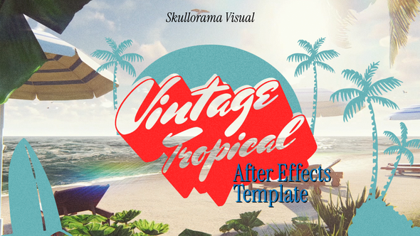 Photo of Vintage Tropical Titles – Videohive 62198703