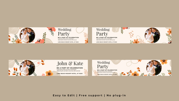 Photo of Wedding Horizontal Banner – Videohive 62296566