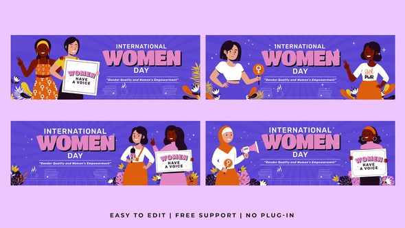 Photo of Womens Day Horizontal Banner – Videohive 62157974