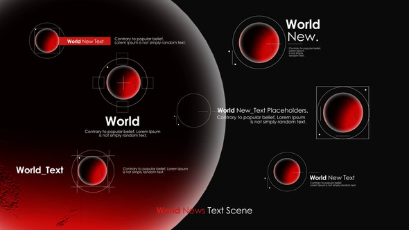 Photo of World Text Scene – Videohive 62291194