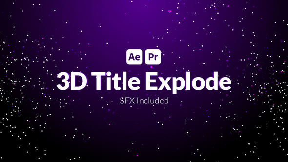 Photo of 3D Title Explode – Exploding 3D Text Animation Motion Template – Videohive 39694346