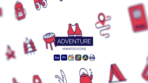 Photo of Adventure Animated Icons – Travel Adventure Motion Icons Animation Pack – Videohive 44950394