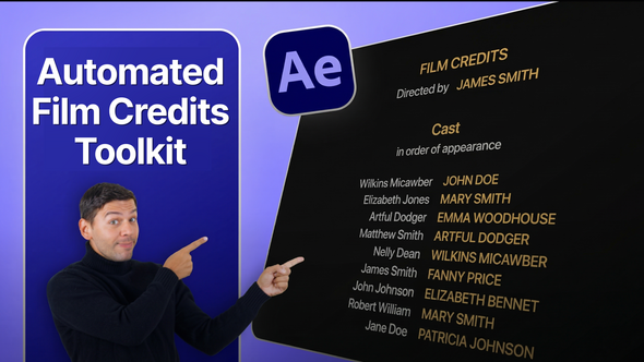 Photo of Automated Film Credits Toolkit – Videohive 62498686