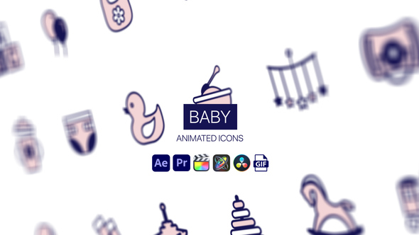 Photo of Baby Animated Icons – Kids Baby Motion Icons Animation Pack – Videohive 44950518