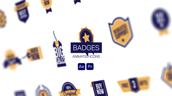 Photo of Badges Animated Icons – Award Badge Motion Icons Animation Pack – Videohive 44950528
