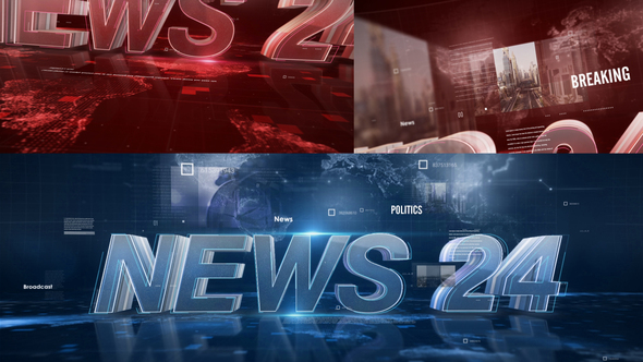 Photo of Breaking News 24 Dynamic Broadcast Opener TV News Intro – Videohive 62473344