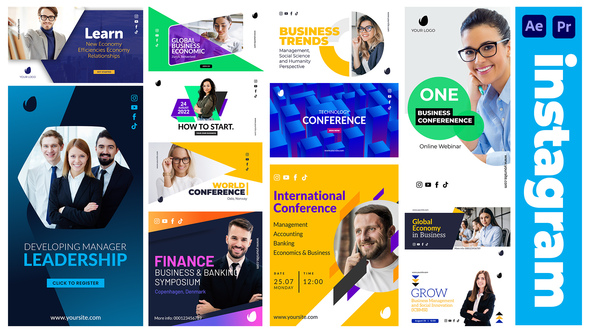 Photo of Business Instagram Stories & Posters Template for After Effects and Premiere Pro – Videohive 38903086