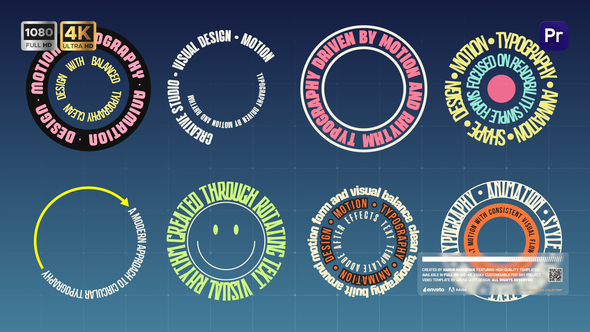 Photo of Circular Typography Text Animations – Videohive 62553666