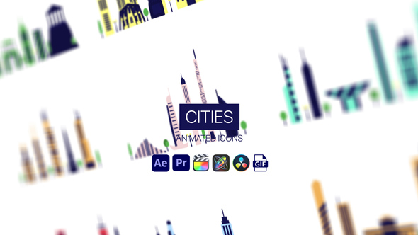 Photo of Cities Animated Icons – Urban City Motion Icons Animation Pack – Videohive 44950925