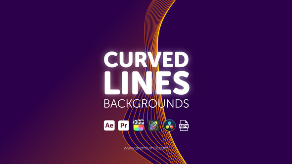Photo of Curved Lines Backgrounds – Smooth Flow Line Motion Animation Pack – Videohive 45657714