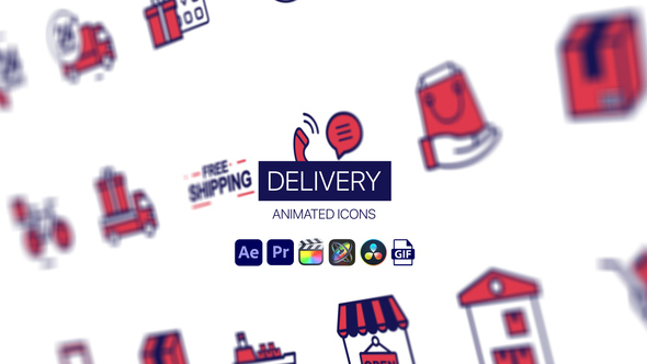 Photo of Delivery Animated Icons – Shipping Delivery Motion Icons Animation Pack – Videohive 44950976