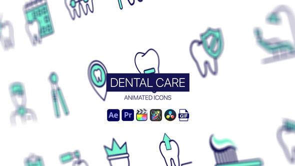 Photo of Dental Care Animated Icons – Dentist Medical Motion Icons Animation Pack – Videohive 44951025