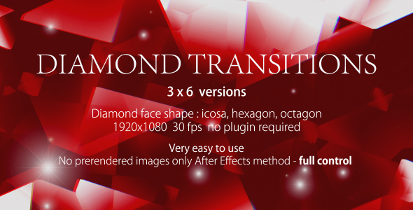 Photo of Diamond Transitions – Videohive 21456853