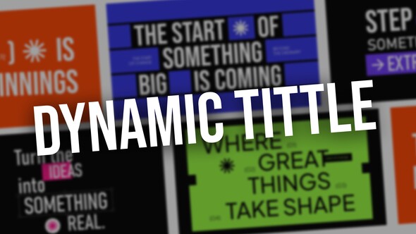 Photo of Dynamic Title – Videohive 62529501