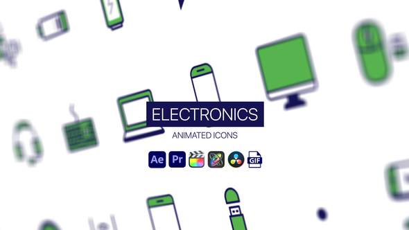 Photo of Electronics Animated Icons – Tech Electronics Motion Icons Animation Pack – Videohive 44951036